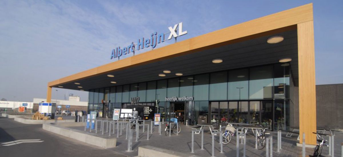 Realisatie van Albert Heijn XL met Pick Up Point te Eindhoven.